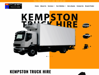 kempstonhire.co.za screenshot