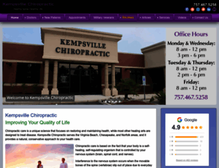 kempsvillechiro.com screenshot