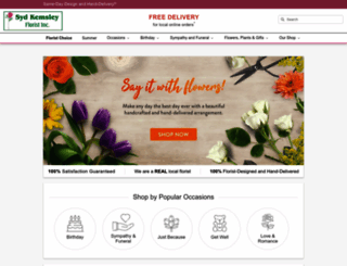 kemsleyflowers.com screenshot