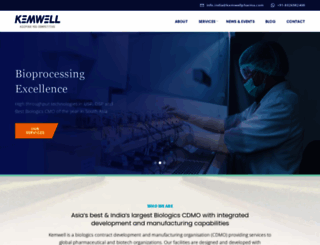 kemwellbiopharma.com screenshot