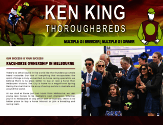 ken-kingthoroughbreds.com.au screenshot