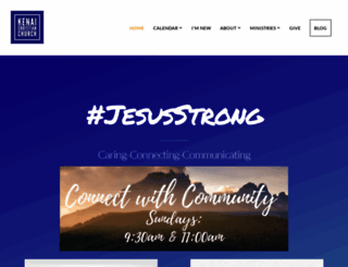 kenaichristianchurch.org screenshot