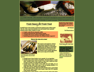 kendallfarmscremefraiche.com screenshot