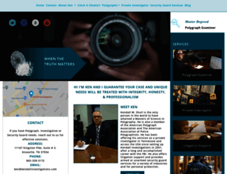 kendallinvestigations.com screenshot