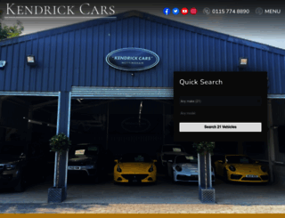 kendrickcars.co.uk screenshot