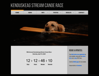 kenduskeagstreamcanoerace.com screenshot