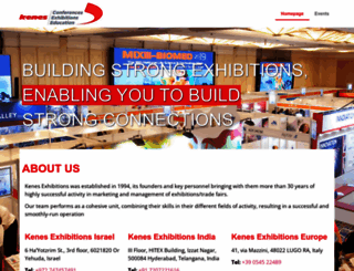 kenes-exhibitions.com screenshot
