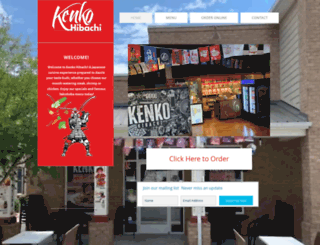 kenkohibachi.com screenshot