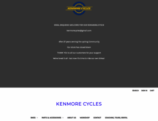 kenmorecycles.com screenshot