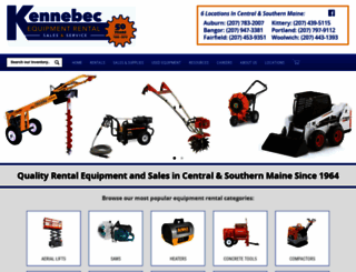 kennebecrental.com screenshot