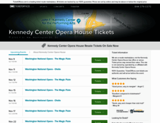 kennedycenter.ticketoffices.com screenshot