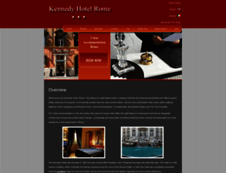 kennedyhotelrome.com screenshot