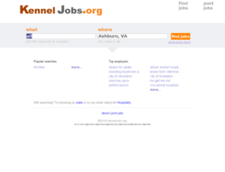 kenneljobs.org screenshot