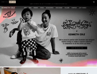 kennethcole.com screenshot