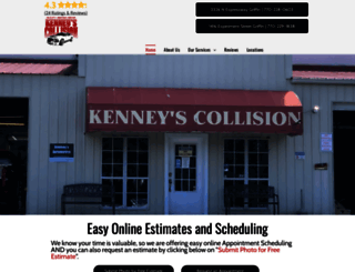 kenneyscollision.net screenshot