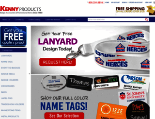 kennyproducts.com screenshot
