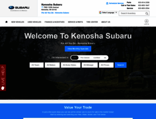 kenoshasubaru.calls.net screenshot