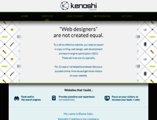 kenoshi.com screenshot