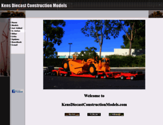 kensdiecastconstructionmodels.com screenshot