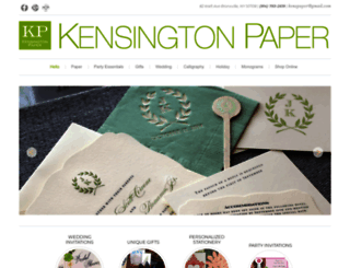 kensingtonpaper.com screenshot