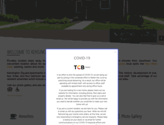 kensingtonsquareapts.com screenshot