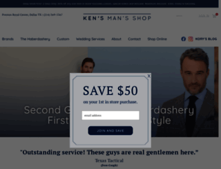 kensmansshop.com screenshot