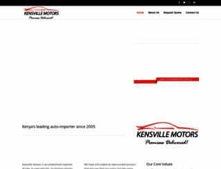 kensvillemotors.com screenshot