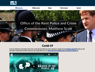 kent-pcc.gov.uk screenshot