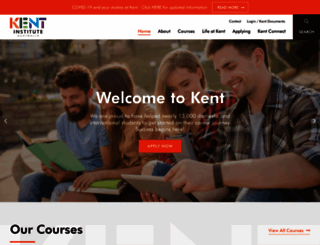 kent.edu.au screenshot