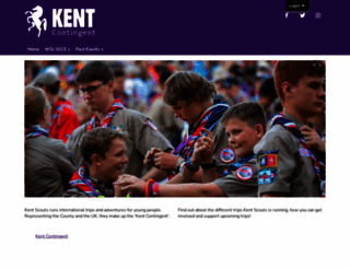 kentcontingent.org.uk screenshot
