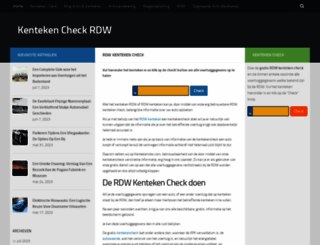 kentekenrdw.com screenshot