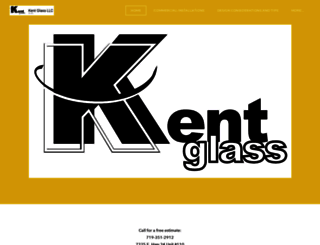 kentglassllc.com screenshot
