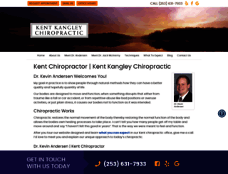 kentkangleychiropractic.com screenshot