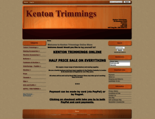 kentontrimmings.co.uk screenshot