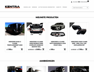 kentra-webshop.be screenshot