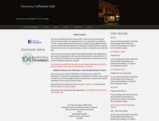 kentuckycoffeetree.com screenshot