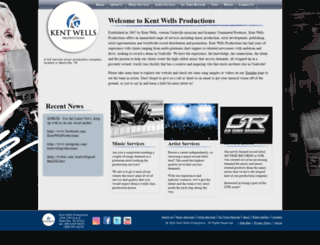 kentwellsproductions.com screenshot