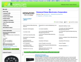 kenwood-home-electronics.allitwares.com screenshot