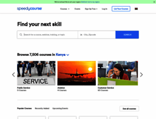 kenya.speedycourse.com screenshot