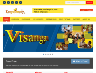 kenyacomedy.com screenshot