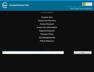 kenyaembassy.com screenshot