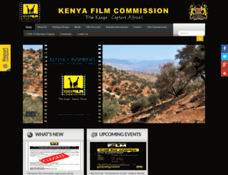 kenyafilmcommission.com screenshot
