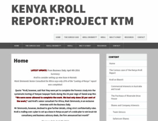 kenyakrollreport.com screenshot