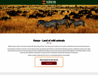 kenyaonlineetravel.com screenshot