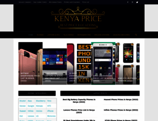 kenyaprice.com screenshot