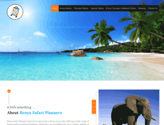 kenyasafariplanners.com screenshot