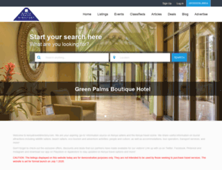 kenyatraveldirectory.com screenshot