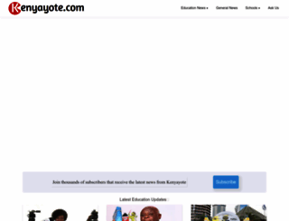 kenyayote.com screenshot