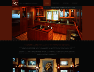 kenyonwoodworking.com screenshot