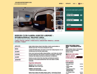 kepler-sabiha-gokcen-airport.istanbulhotelturkey.com screenshot